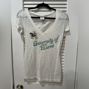 Soffe university of Miami vintage style shirt